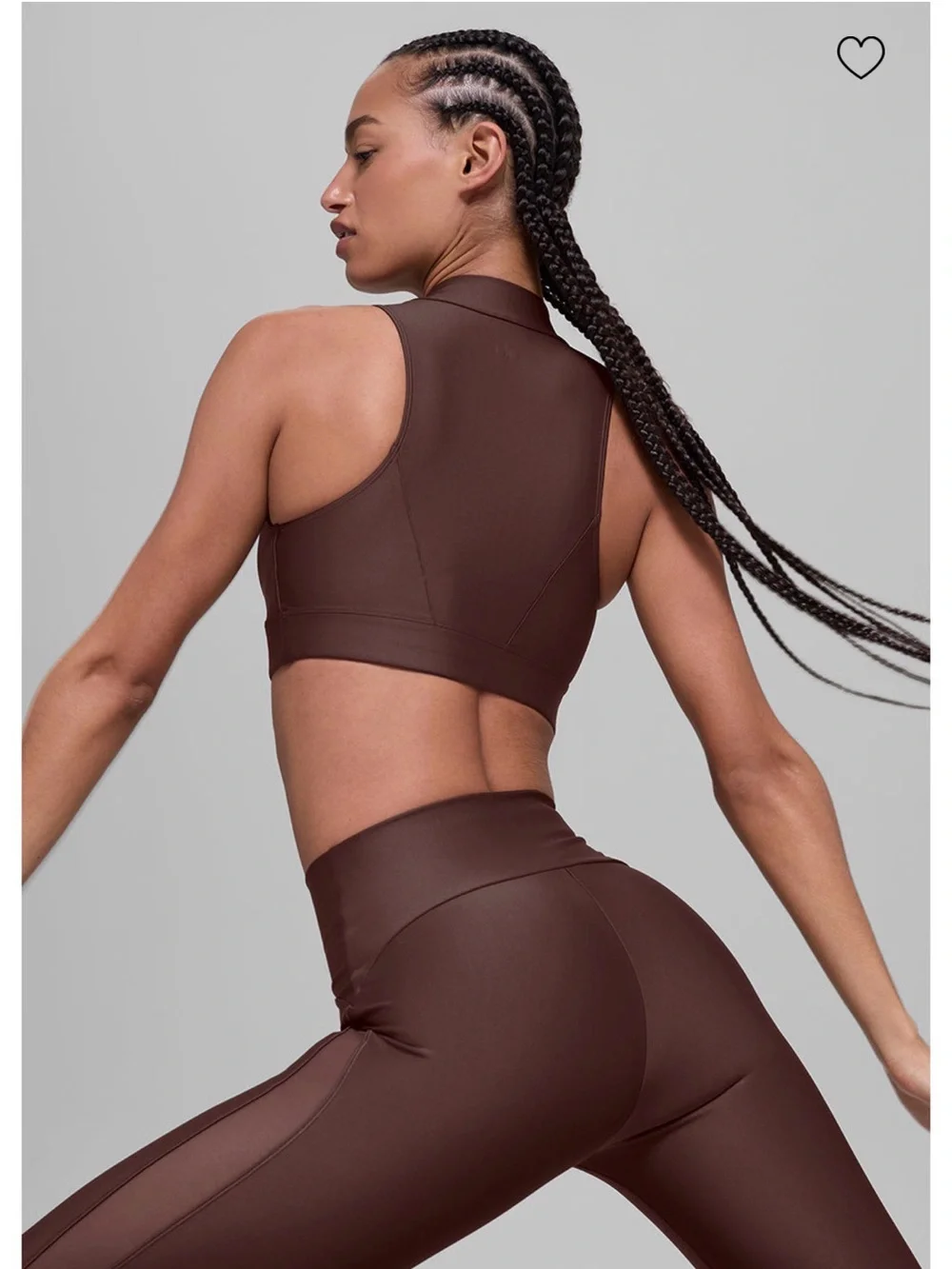 *NWT* ALO Infatuation Set in Brownstone | Top (S) & Leggings (XS) - Picture 8 of 13